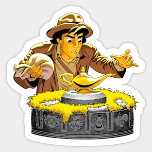 Raiders of the lost lamp Sticker